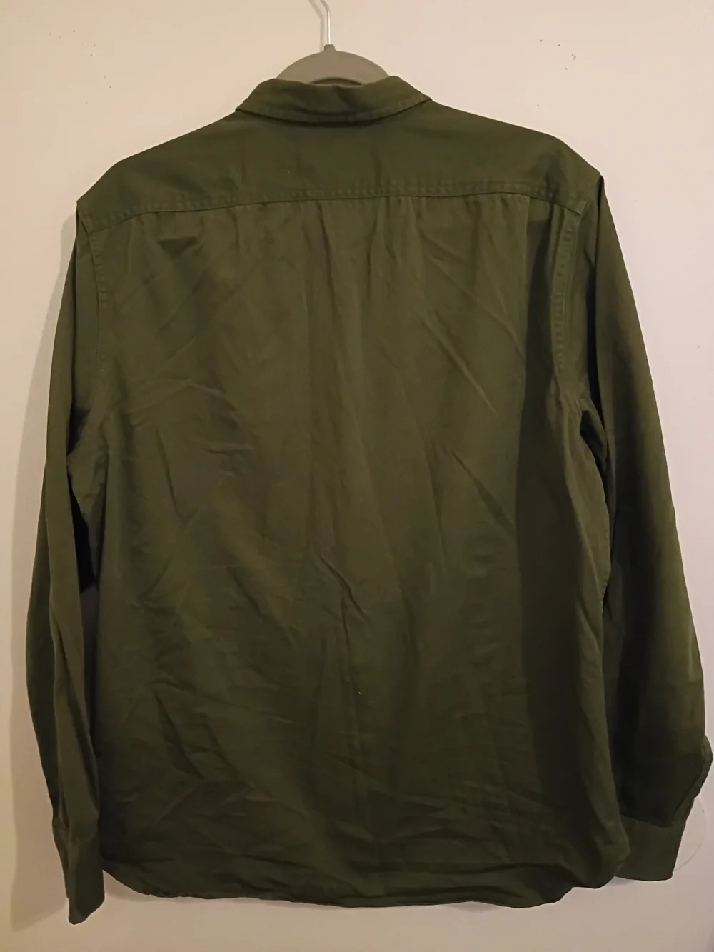 J.Crew Men's Classic Army Green Button-Up Shirt Sz M